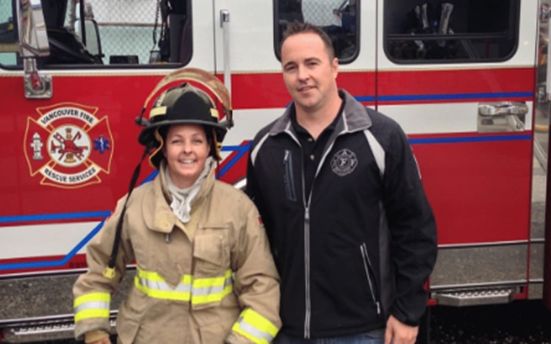 Firefighter and Diana
